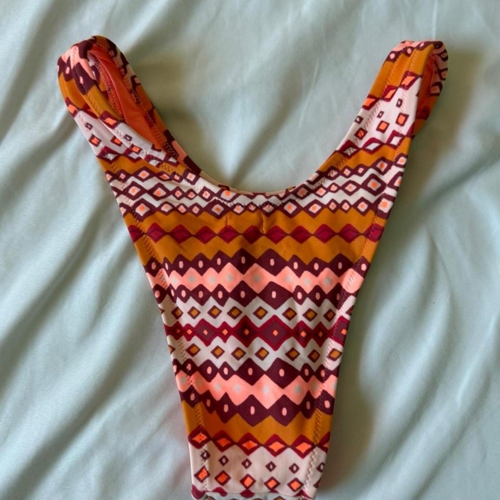 Aerie Multicolor Geometric Bikini Bottom